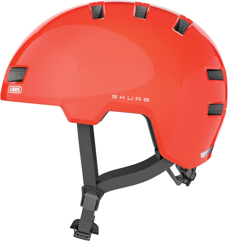 Hjälm Skurb, signal orange M