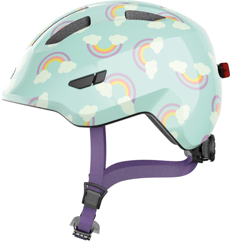 Hjälm Smiley 3.0 LED, blue rainbow S