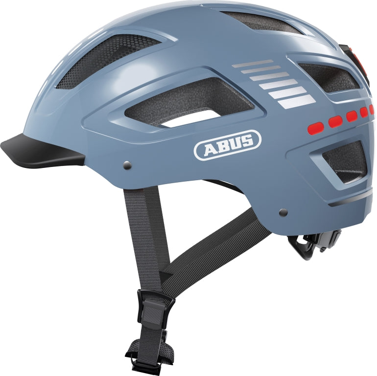 Hjälm Hyban 2.0 LED, signal glacier L