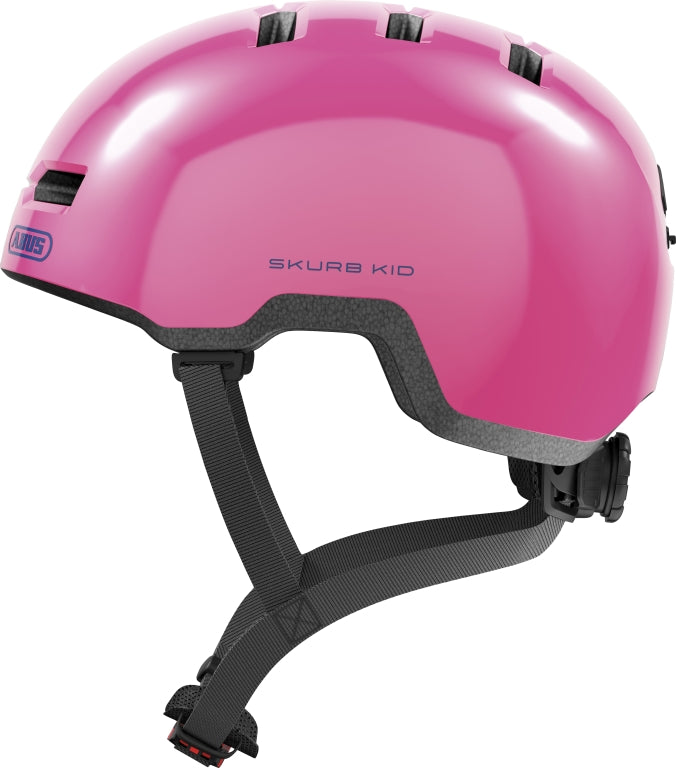 Hjälm Skurb Kid, shiny pink M