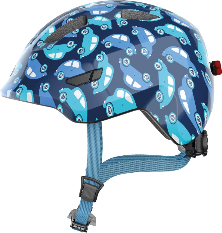 Hjälm Smiley 3.0 LED, blue car S