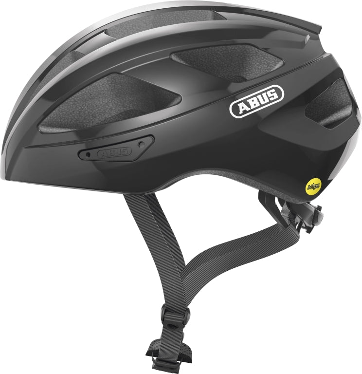 Hjälm Macator MIPS, shiny black M