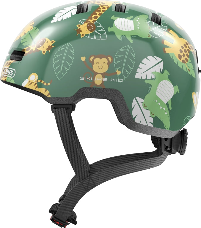 Hjälm Skurb Kid, green jungle S