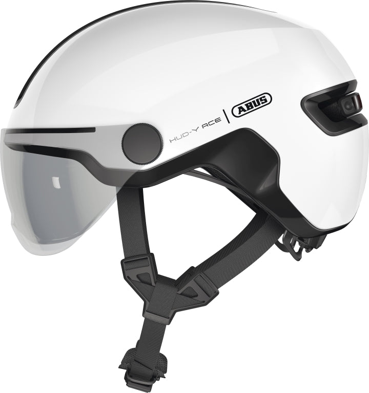 Hjälm Hud-Y ACE, shiny white S