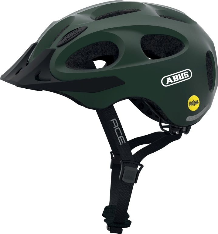 Hjälm Youn-I ACE MIPS, metallic green L