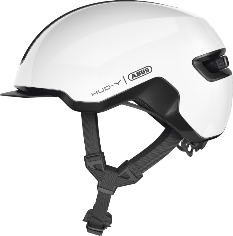 Hjälm Hud-Y, shiny white M