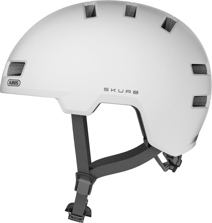 Hjälm Skurb, polar white S