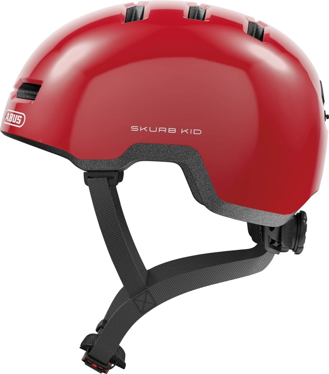 Hjälm Skurb Kid, shiny red M