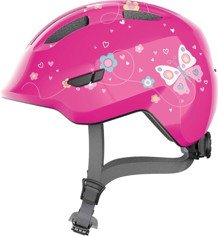 Hjälm Smiley 3.0, pink butterfly M